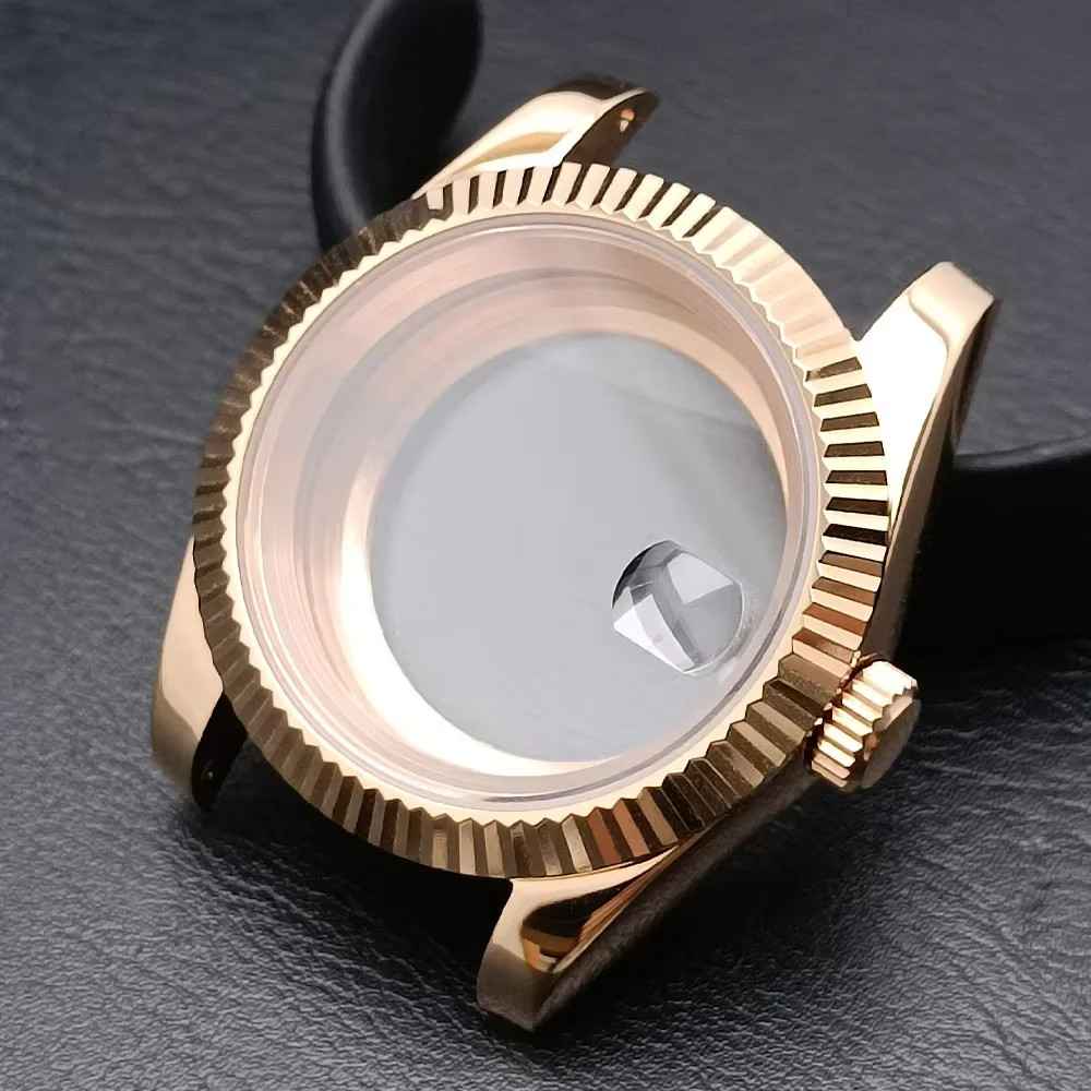 39/41mm Steel Watch Case NH35 Movement Sapphire Crystal 20mm Band Mod Parts
