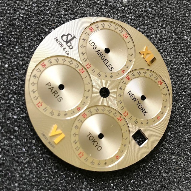 Jacob & Co Five Time Zone Dial Limited edition NOS 40mm diameter