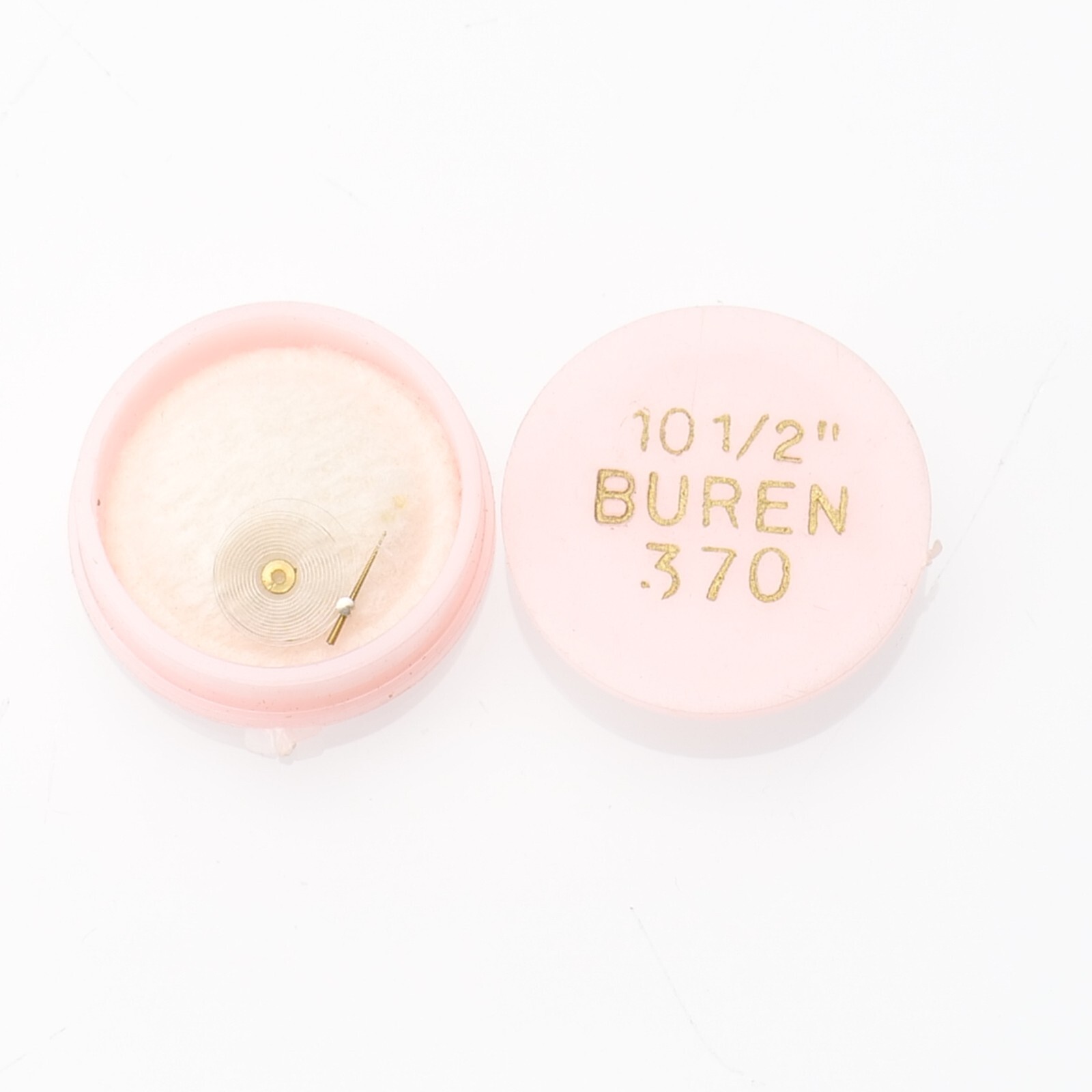 BUREN Cal 370 Balance Hairspring Watch Part New Old Stock Watchmakers (G2D5)
