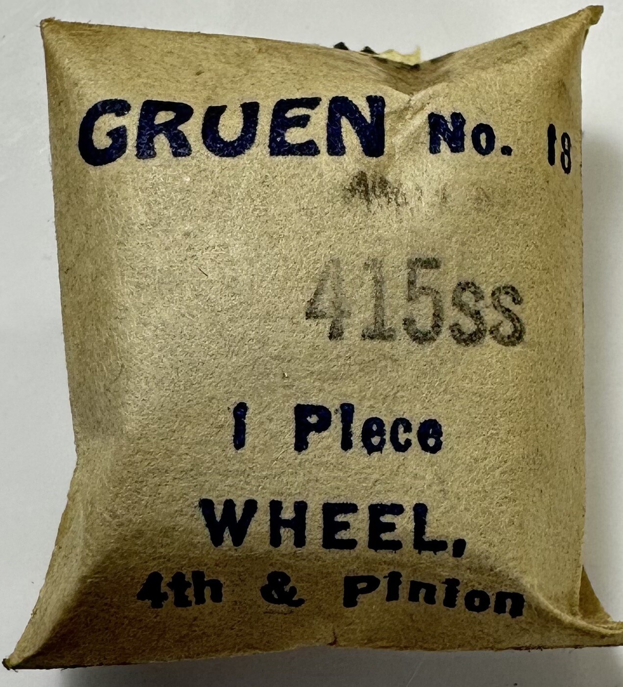 Gruen FACTORY EB 227 415SS WHEEL 4TH AND PINION WATCH REPAIR PART NOS WP1