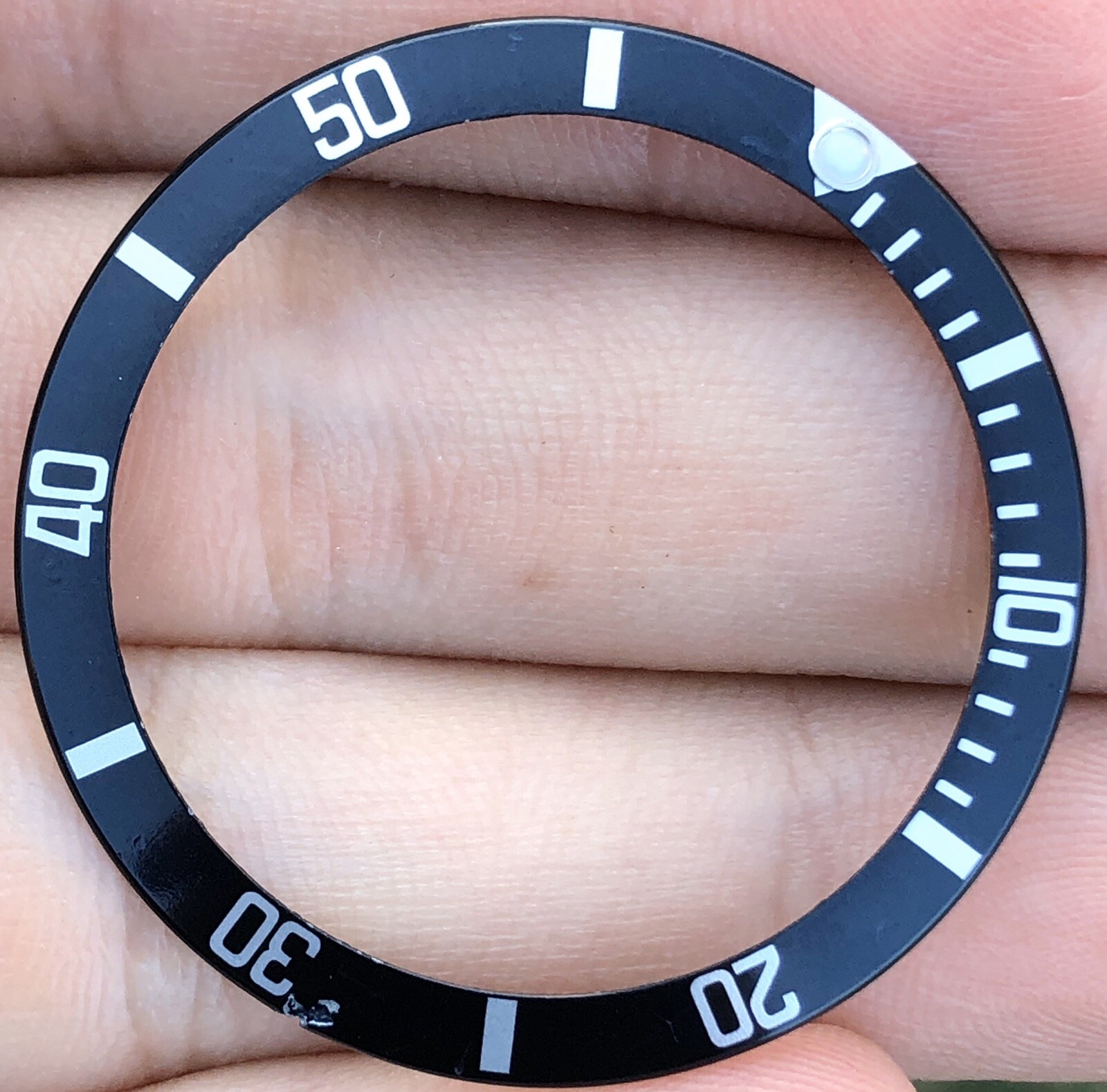 Rolex Submariner Date 16610 16610T 16800 168000 Black Bezel Insert ORIGINAL
