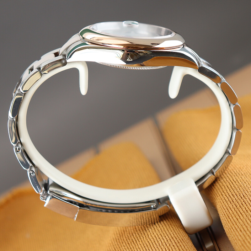 Silver and Rose Gold 36MM/39MM Explorer Watch Case Oyster Bracelet For nh35 nh36