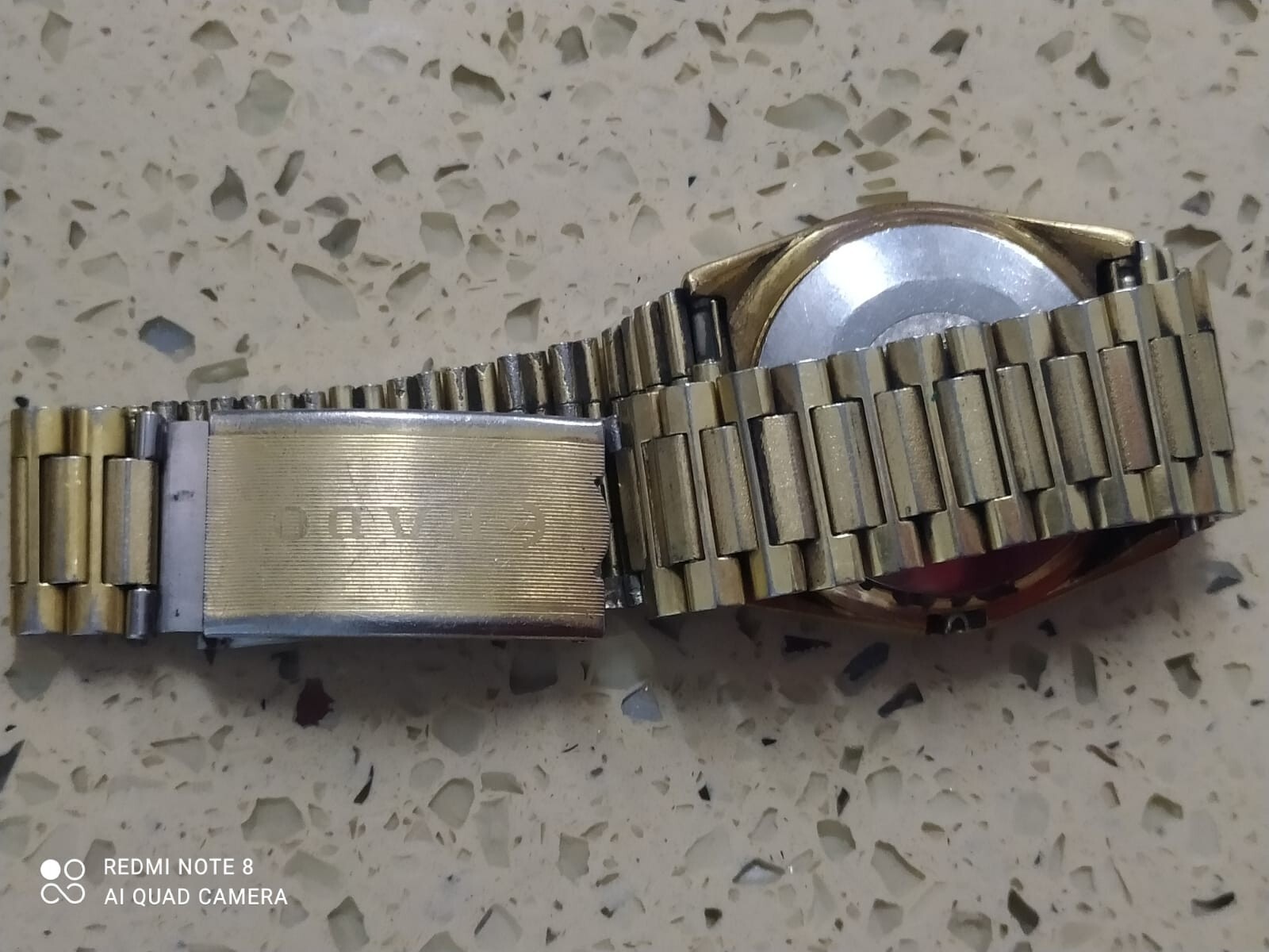 RADO VOYAGER AUTOMATIC Gold Tone CASE Ref 636.3082.2 & bracelet Rado 2836