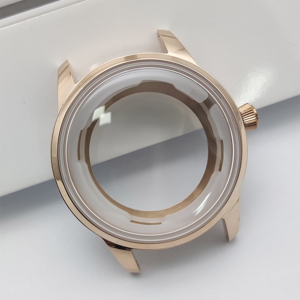40mm Premium Cocktail-Style Waterproof Watch Case Fits NH35 NH36 Movements 5ATM