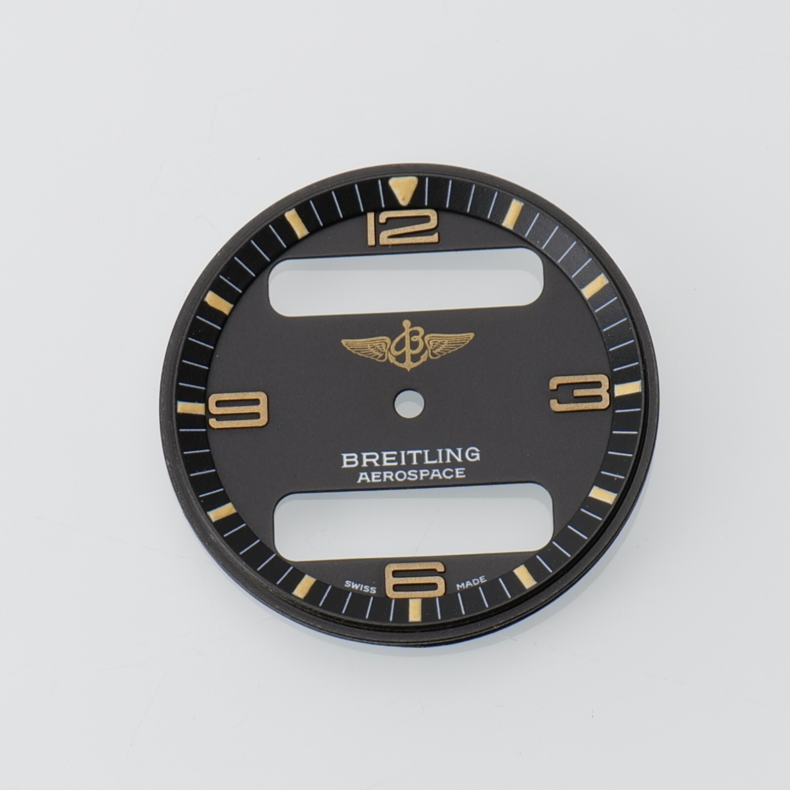BREITLING AEROSPACE BLACK DIAL WATCH PART GENUINE PRE-OWNED GENUINE 32.6MM #2