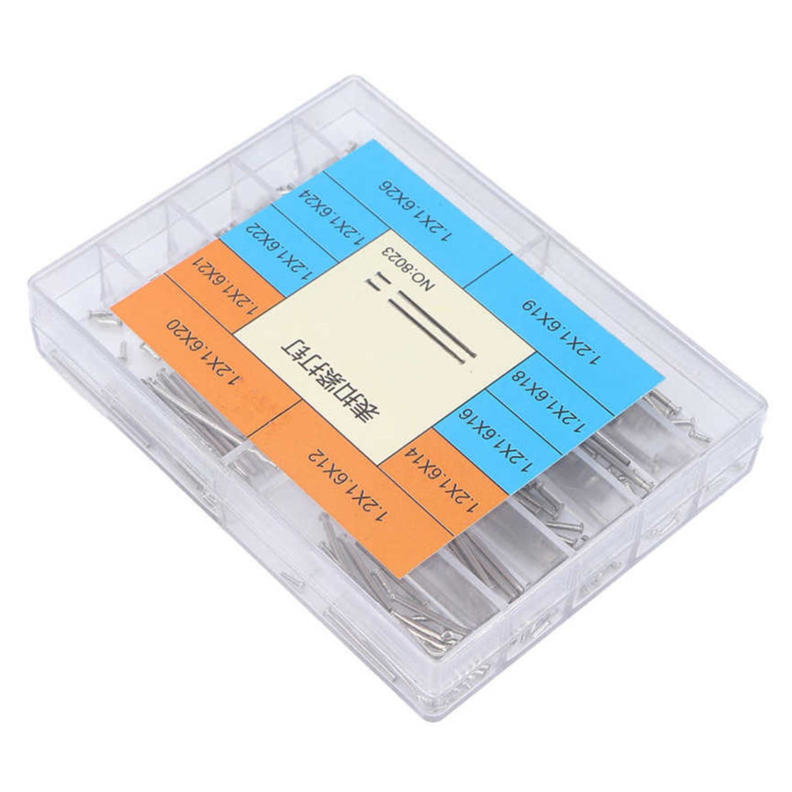 12-26mm Watch Band Clasp Tube Friction Pressure Bars Pins Rivet Ends Assortment