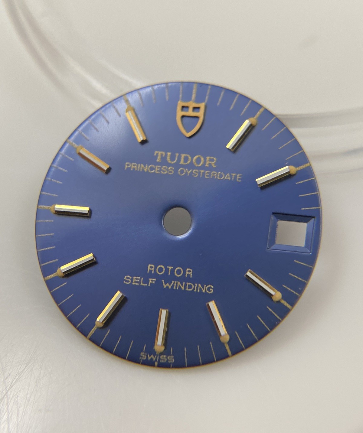 Genuine Tudor Prince Oysterdate Rotor Blue/Gold Cal. ETA 2651/2671 Ladies Dial