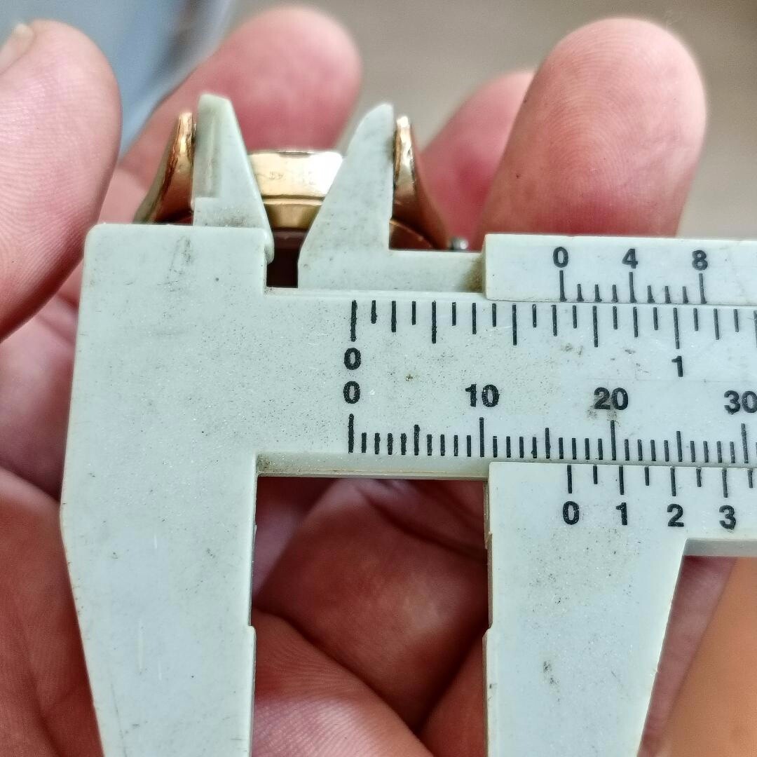 GENUINE COMPLETE CASE GOLDEN COLOR VINTAGE ROLEX 6466 BREVET 6239 40 MICRONS