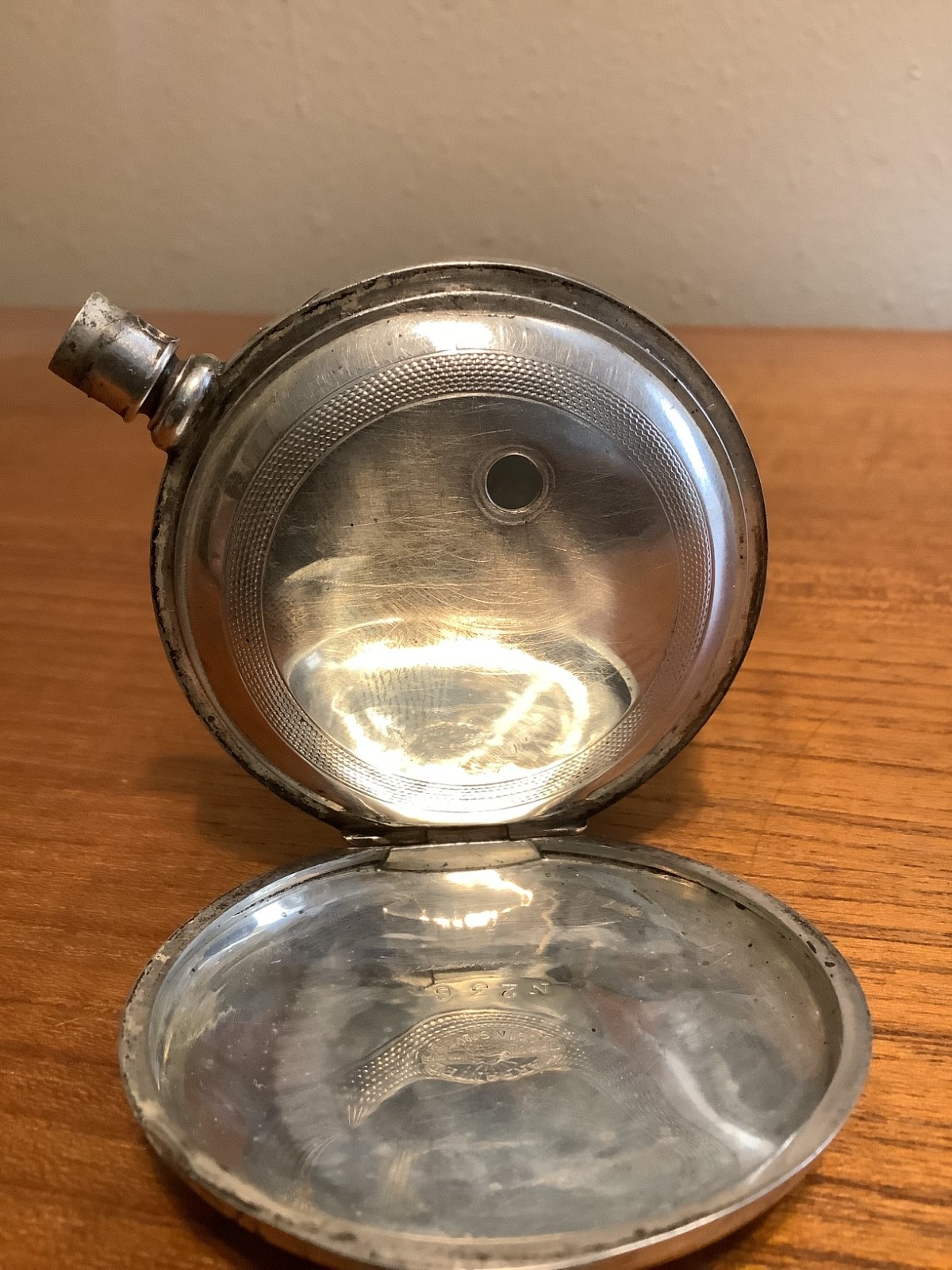 Fahys Coin Silver Engraved Pocket Watch Case 16s Full Hunter Key Wind Cuvette