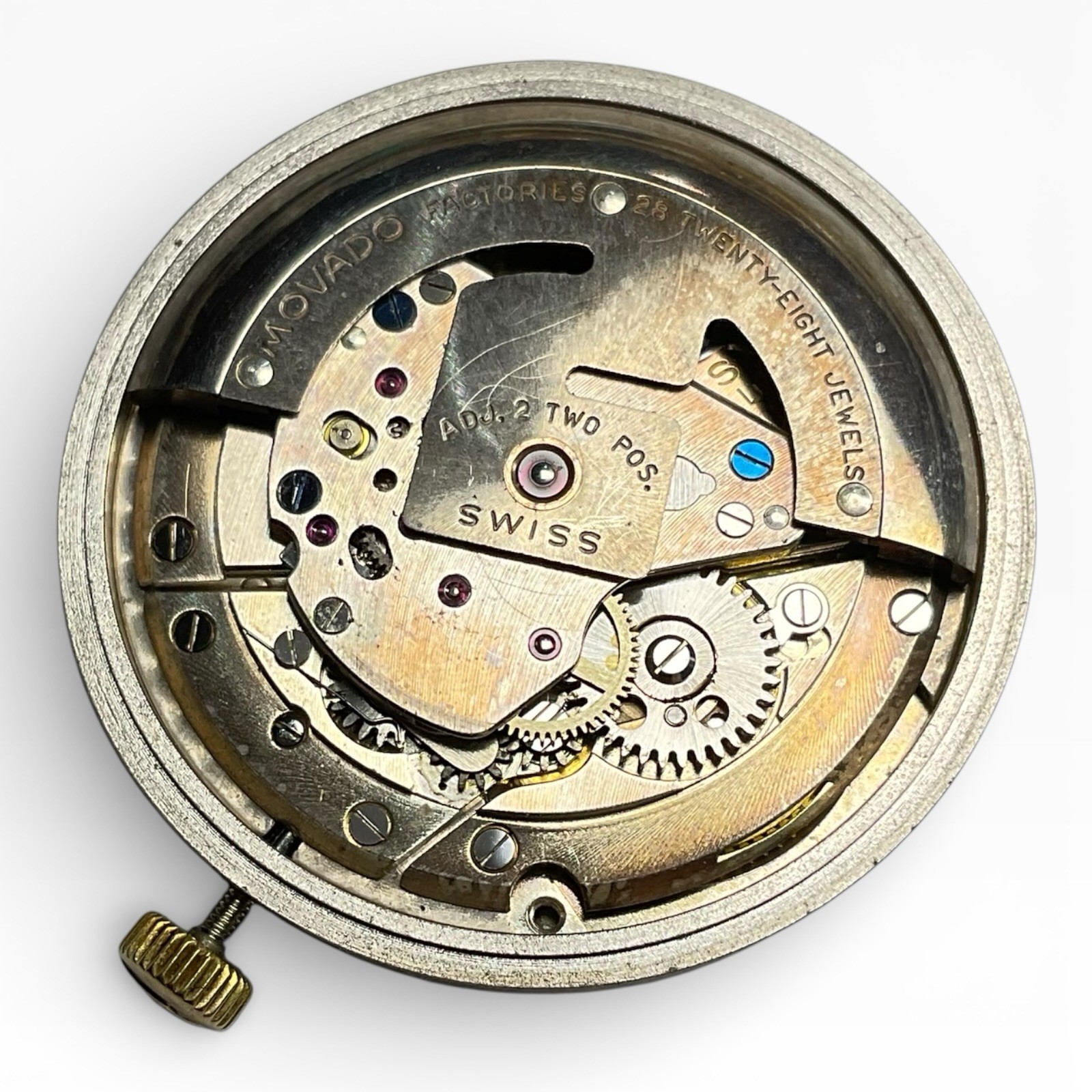 VTG MOVADO TIFFANY & CO CAL 531 AUTOMATIC MOVEMENT FOR PARTS OR REPAIR JG1-2