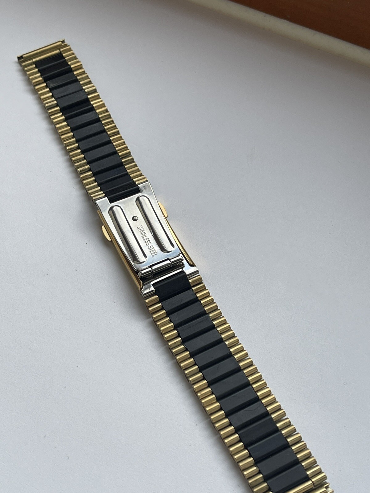 Diastar 18mm watch bracelet For RADO watch strap 2-Tone back/Gold colour