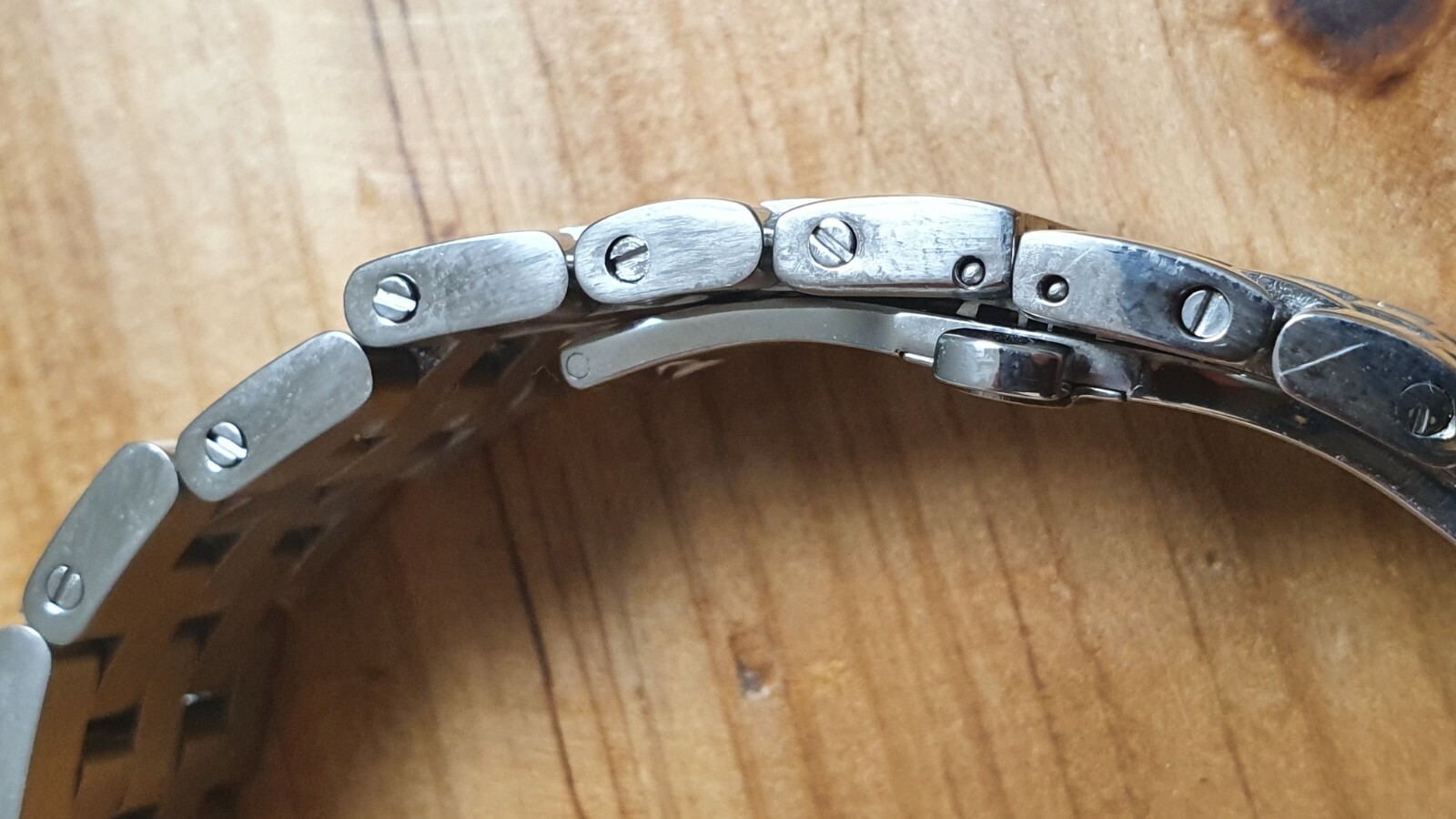 Massive stainless steel heavy metal band – butterfly clasp – 20mm – 105gr – 316L