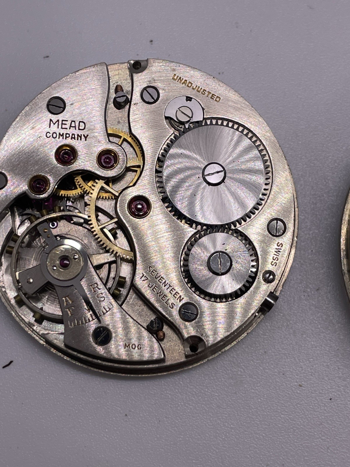 Lot of Pocket Watch Movements Hampden, Swiss & More Parts Lot #2