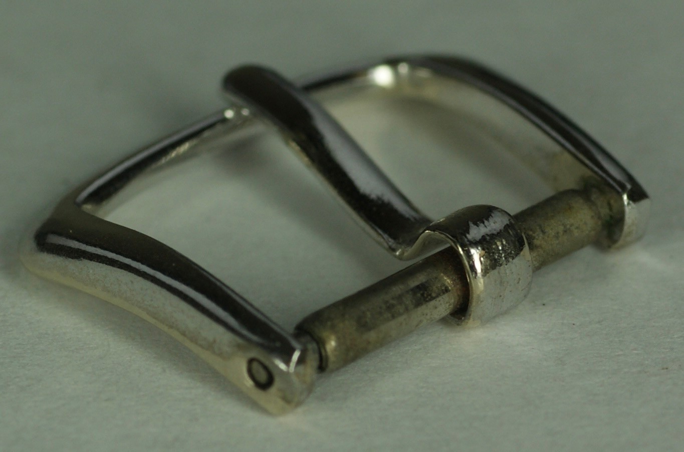LONGINES Rare 14K White Gold Vintage 12/14mm Watch Buckle Tang Strap End Part