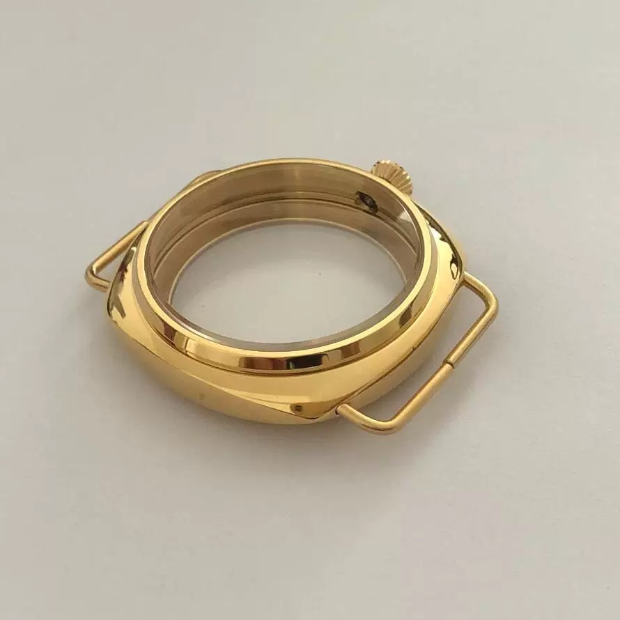 45mm 316L Steel Watch Case for ETA 6497 6498 Sea-gull ST3600 ST3621 Movement
