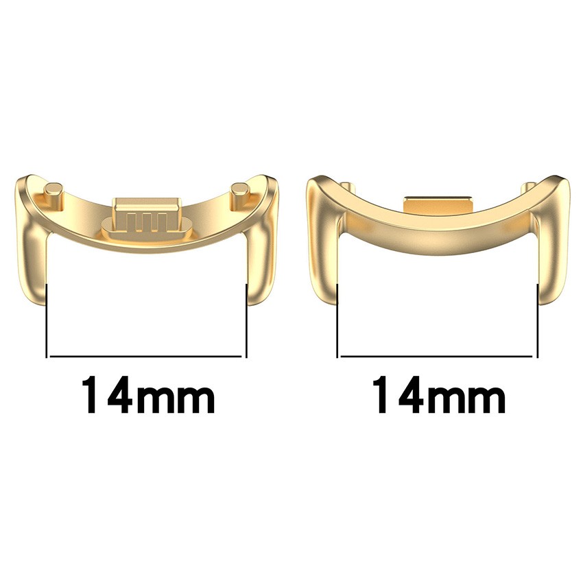 14MM Stainless Steel Connector Head Grain for Xiaomi Band 9/9 NFC/8/8 NFC