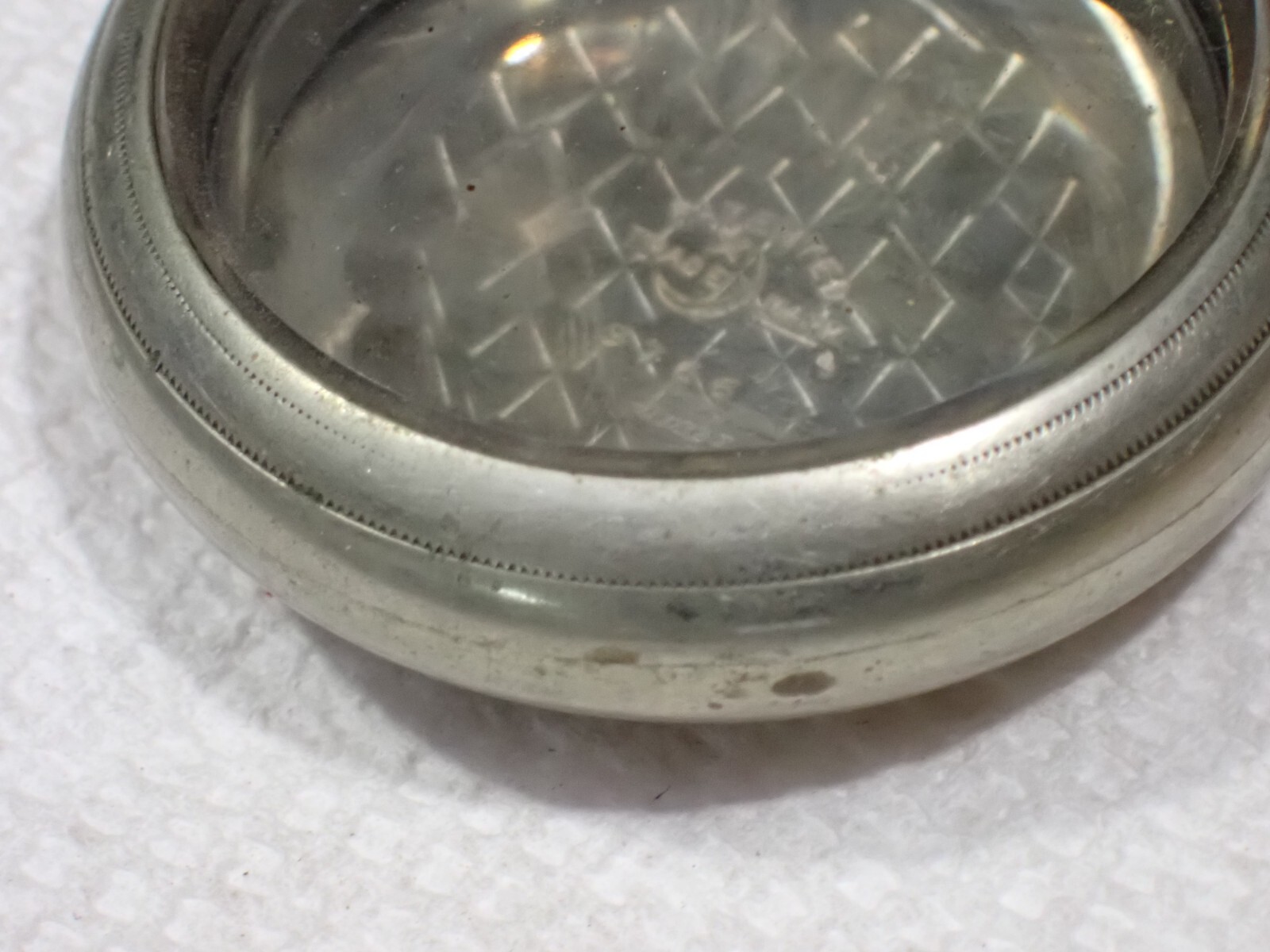 Vintage Crescent Swing Out Pocket Watch Case Silverode good used 18s 9766