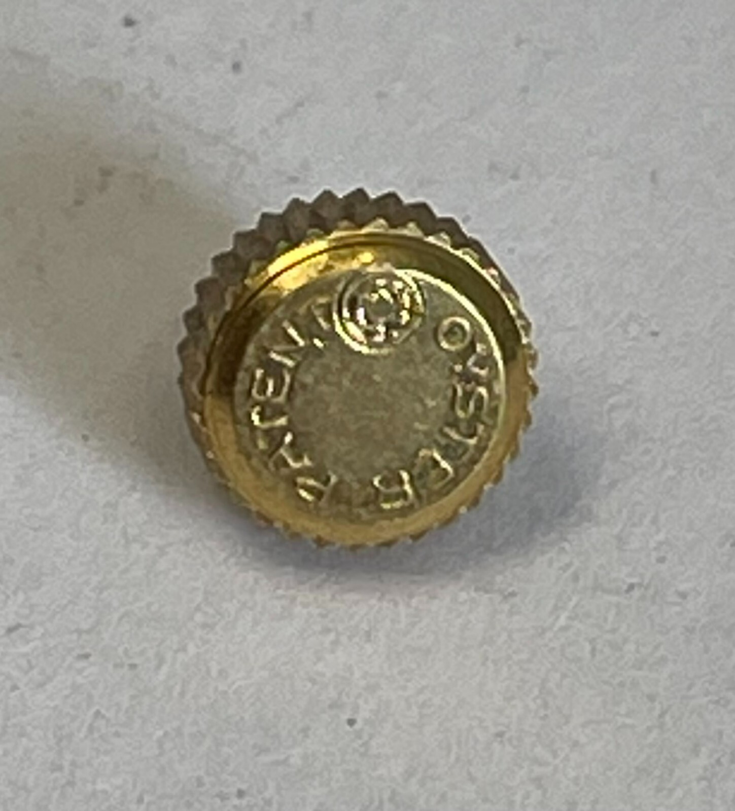 Vintage Rolex Oyster Patent + Brevet yellow gold crown 6.0mm (8100-969Y)