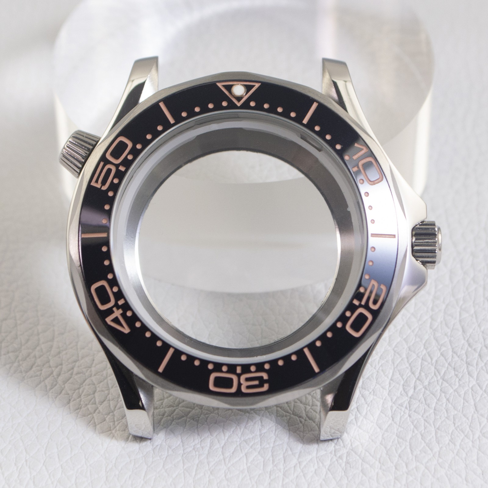 41mm Diver Stainless Steel Watch Case Sapphire Fit NH35 NH36 For Seamaster 300