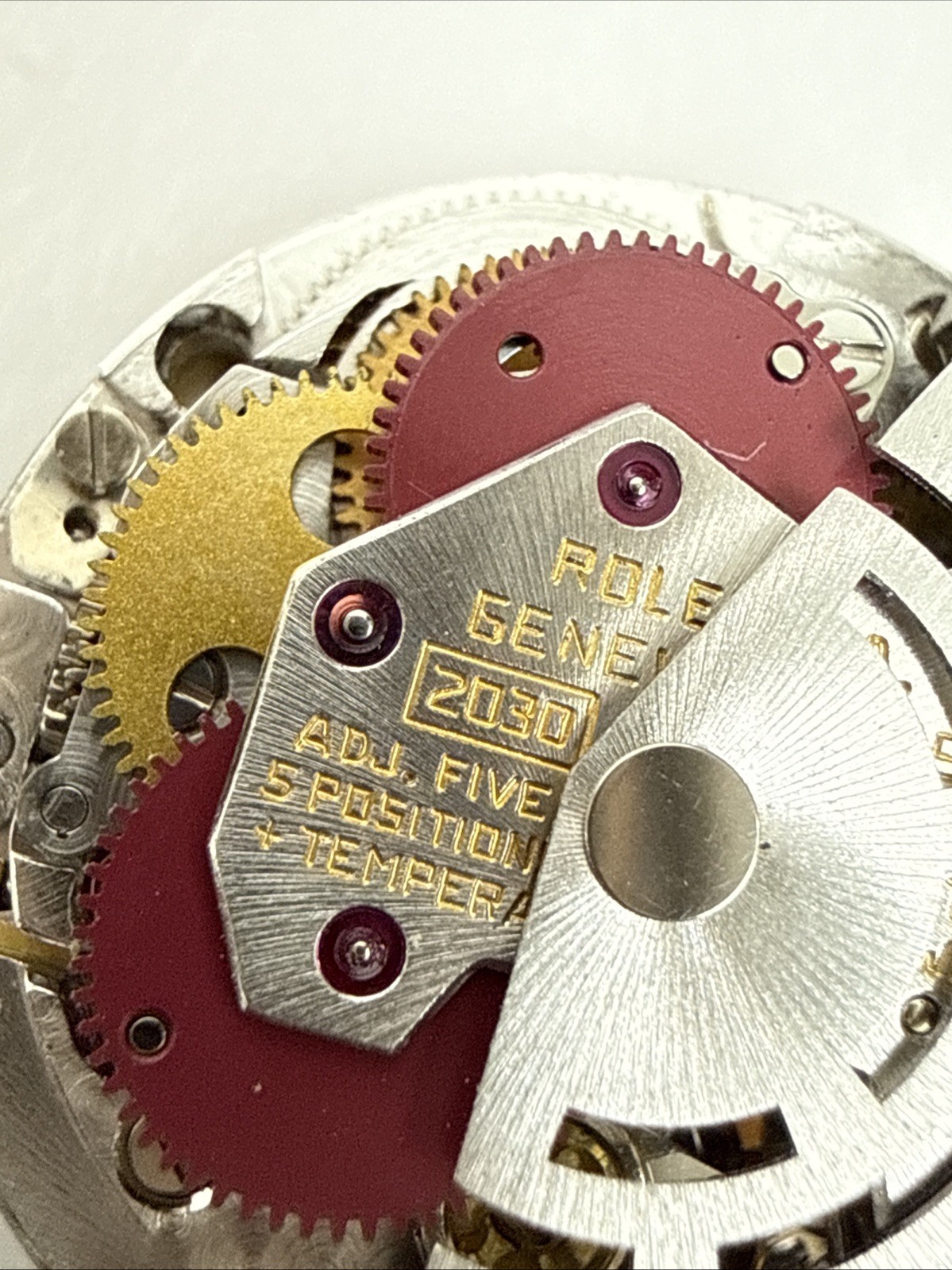 GENUINE Rolex 2030 Complete Movement With Dial, Hands And Crown Perfect Cond