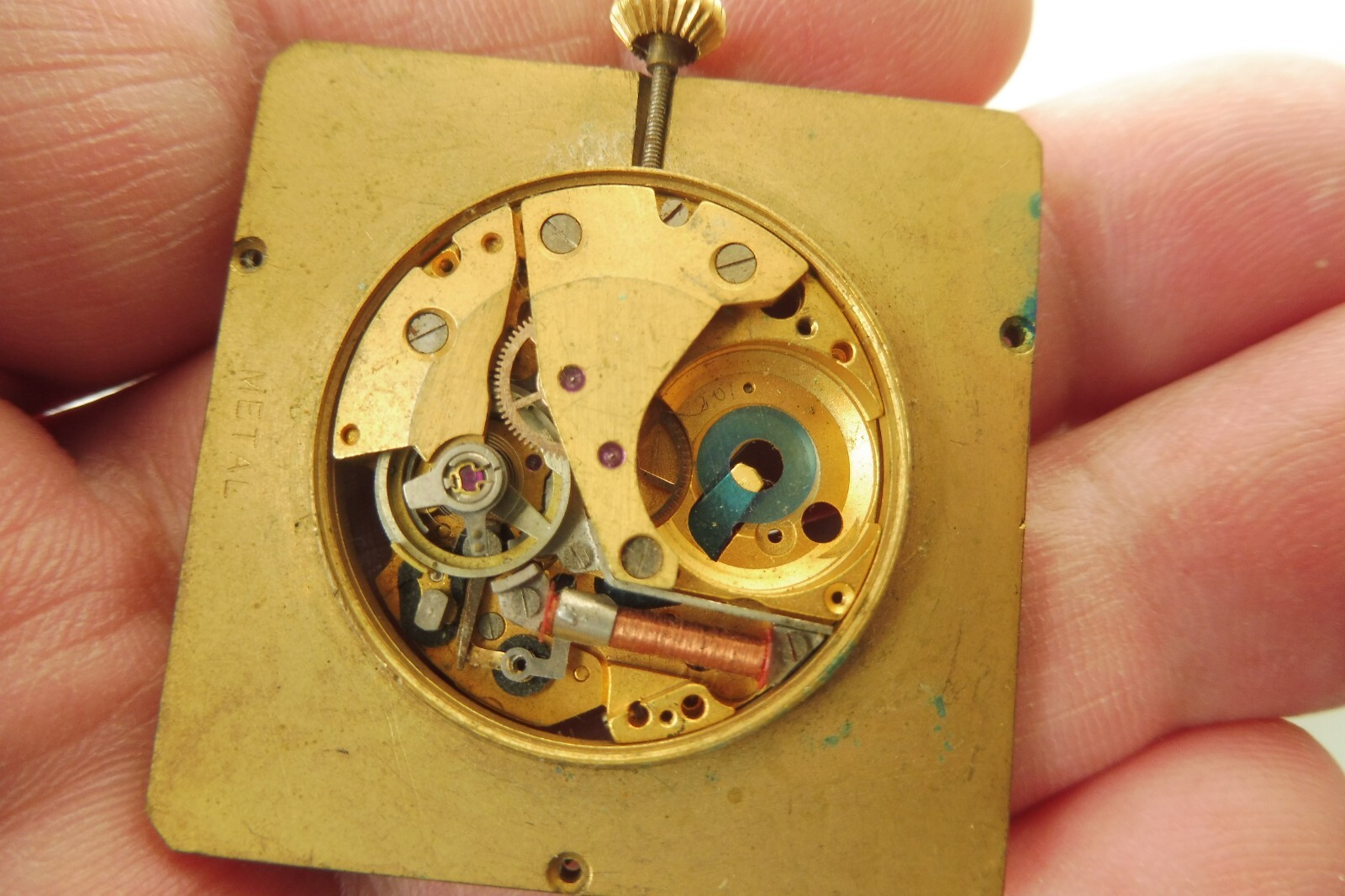 Antique Solid Brass Frame Watch Mechanism