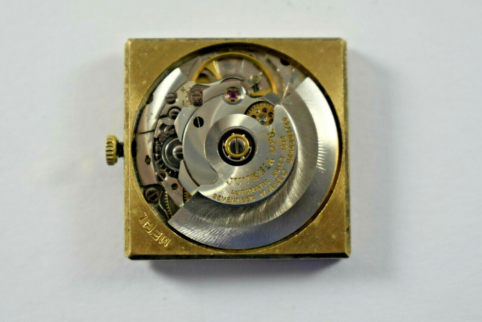 Vintage Swiss Made Juvenia Automatic Quick Date Set Wrist Watch Movement lot.s