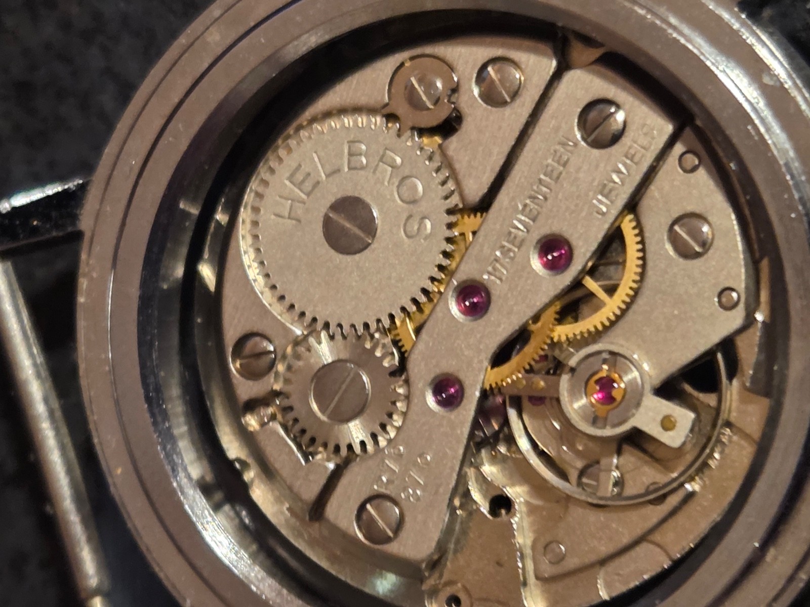Lorsa P72A vintage French mechanical watch movement