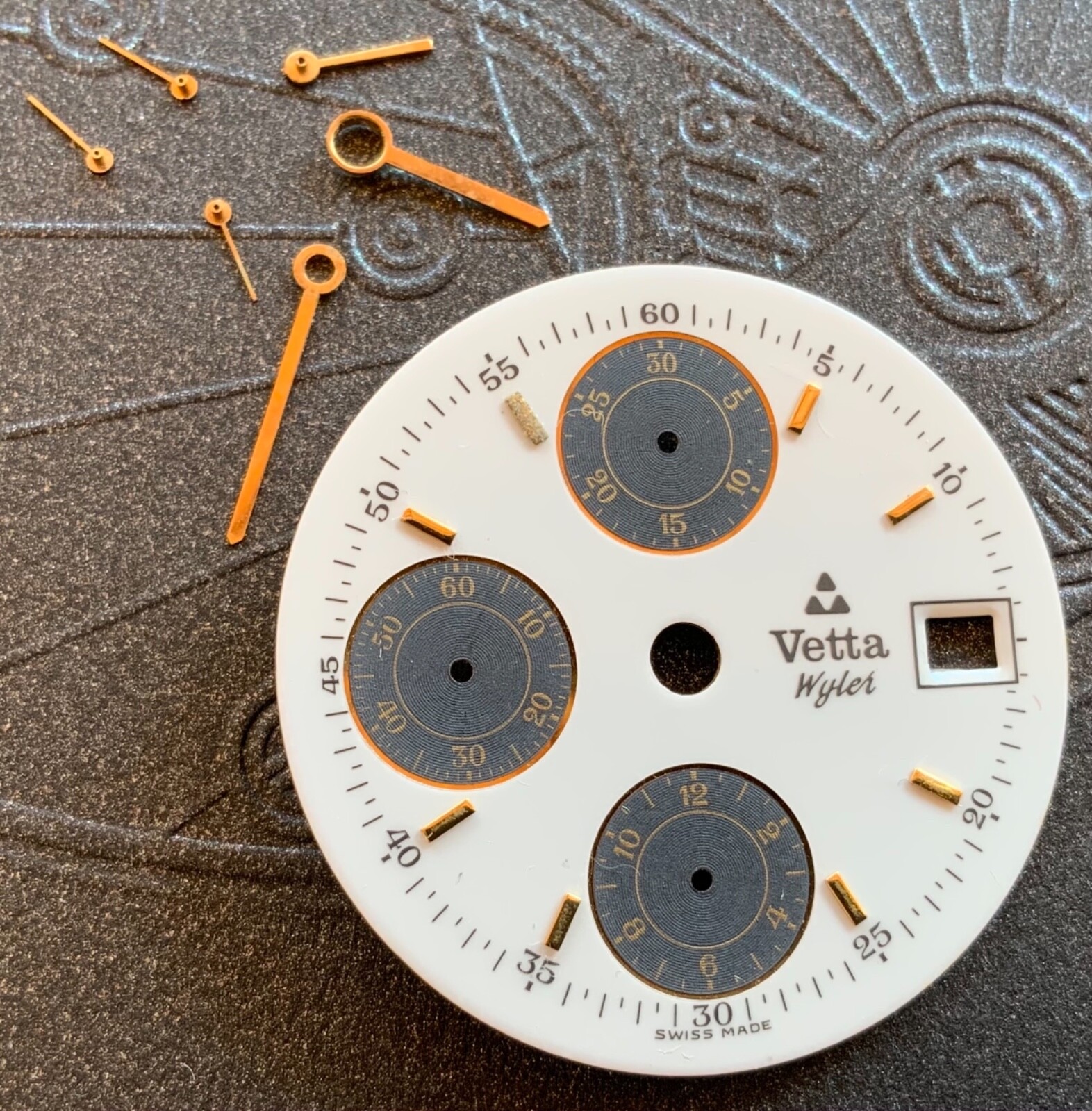 Wyler Vetta Chronograph Chronograph Dial + Hands Hands