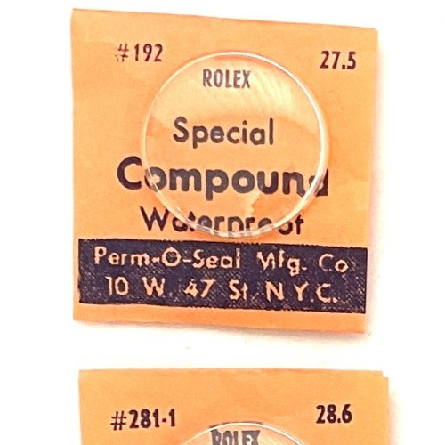 ROLEX Special Waterproof Acrylic Watch Crystals Various Sizes + Types