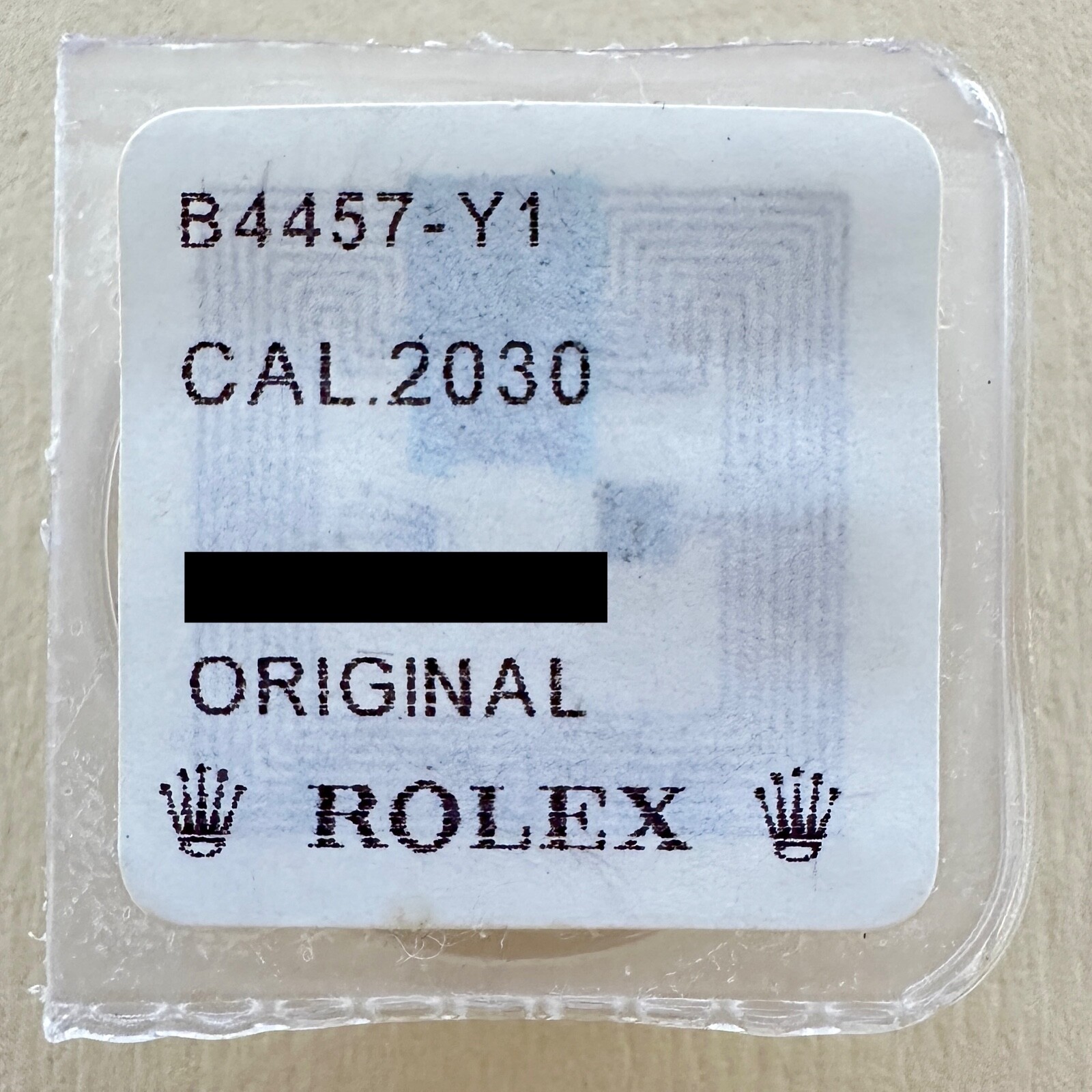New Genuine Rolex Caliber 2030 Cannon Pinon B4457-Y1 Sealed In Package