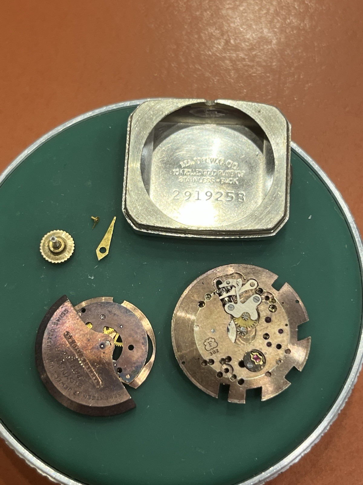 GOOD BALANCE Partial Felsa 382 Automatic Watch Movement 17j