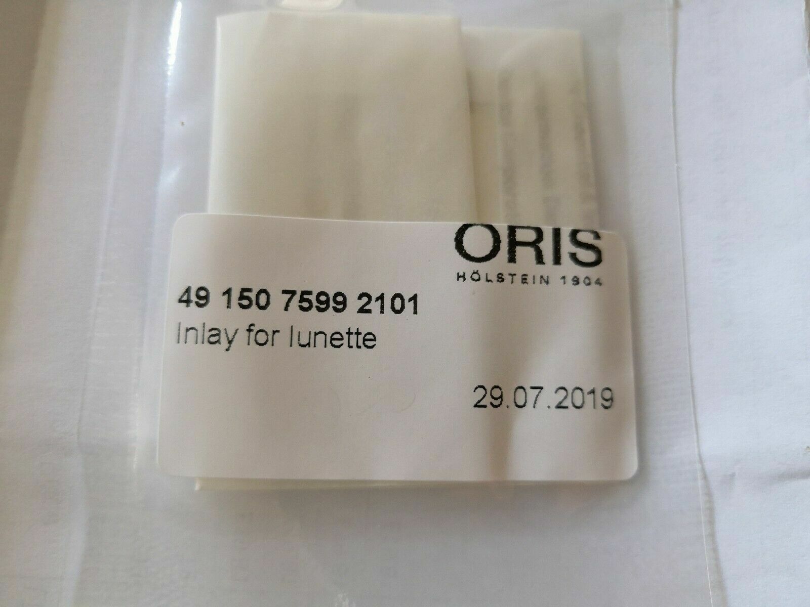New ORIS Top Bezel Insert Ring Titanium Diver 7599 Ø 47mm CHRONOGRAPH 1000m