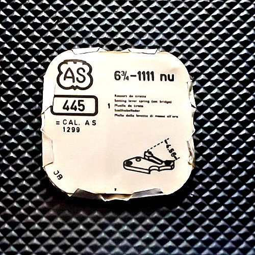 AS 1111 1299 nu Setting Lever Spring watch part #445 A. Schild