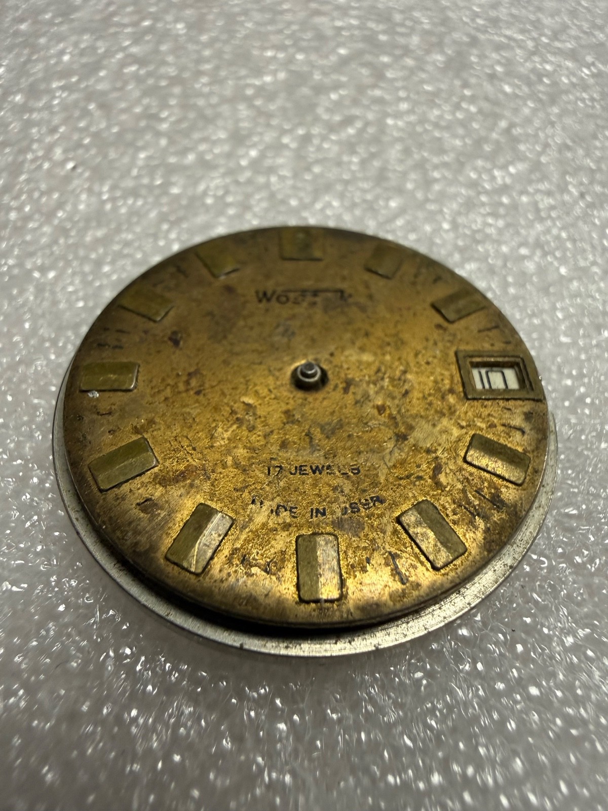 Watch movement USSR Vostok Cal.2414A plus Dial.For parts.