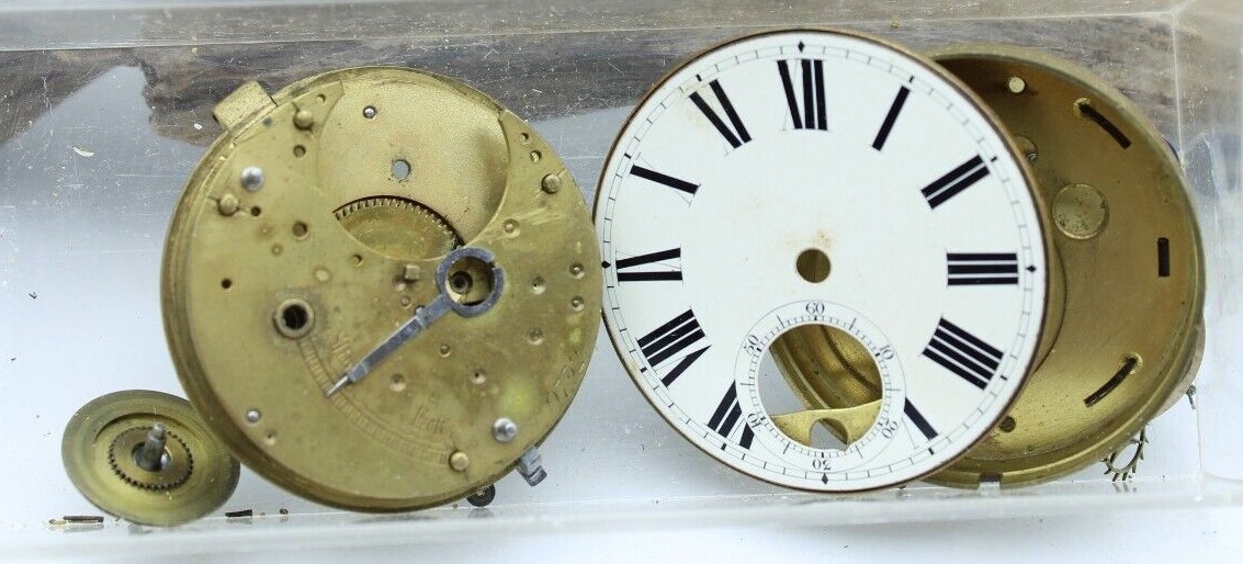 C. HESELWOOD YORK POCKET WATCH MOVEMENT 46.5mm DIAMETER (T2)