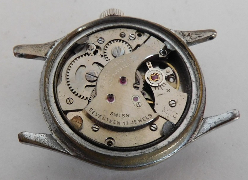 ST 1686 KENBRO WATCH RUNNING 17 JEWELS FOR PARTS or REPAIR. USED