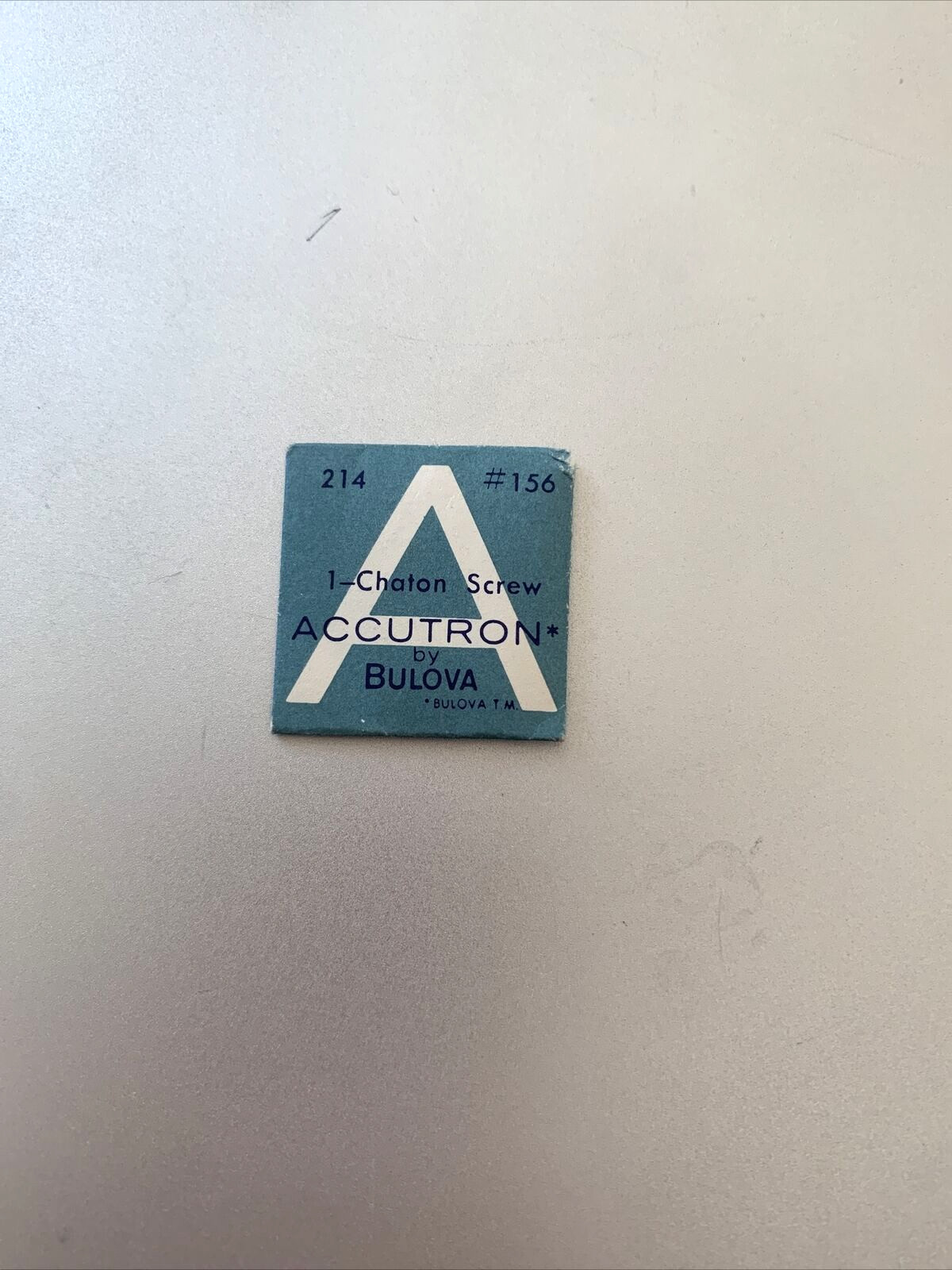 Accutron by Bulova 1 CHATON SCREW Watch Part Repair 214 #156