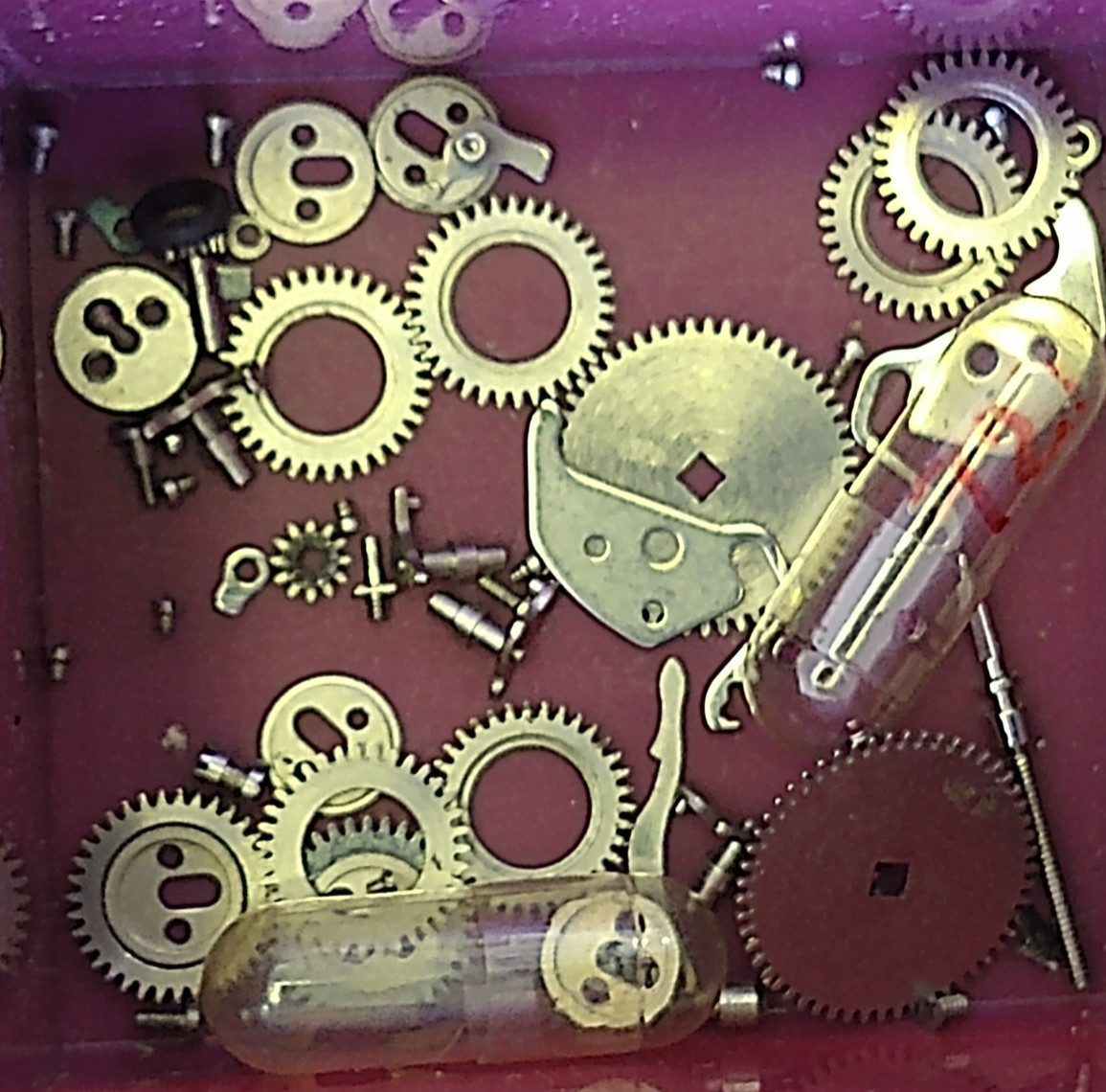 Lot of parts for Rolex reference CALIBER 13” 72 A and 13”727 for repair