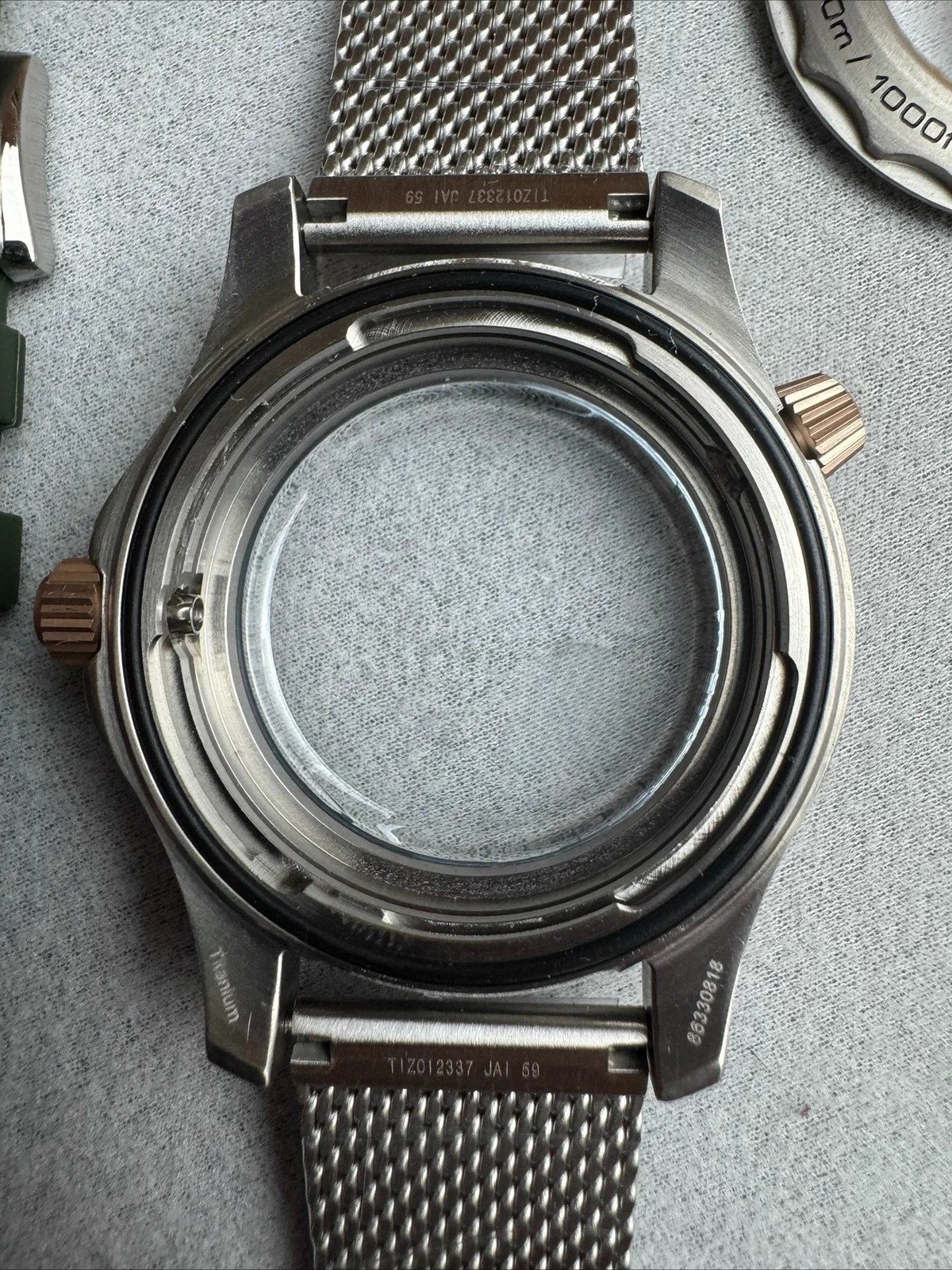 42mm Stainless Steel Watch Case With Band Kit for OMEGA Seamaster Diver 300 2824