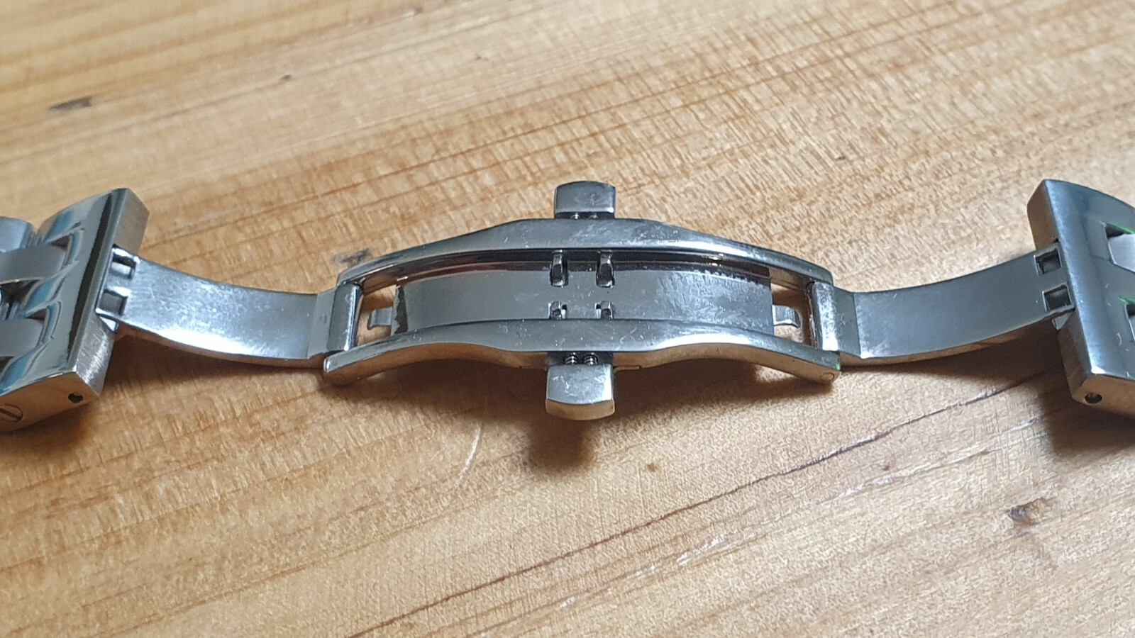 Massive stainless steel heavy metal band – butterfly clasp – 22mm – 105gr – 316L