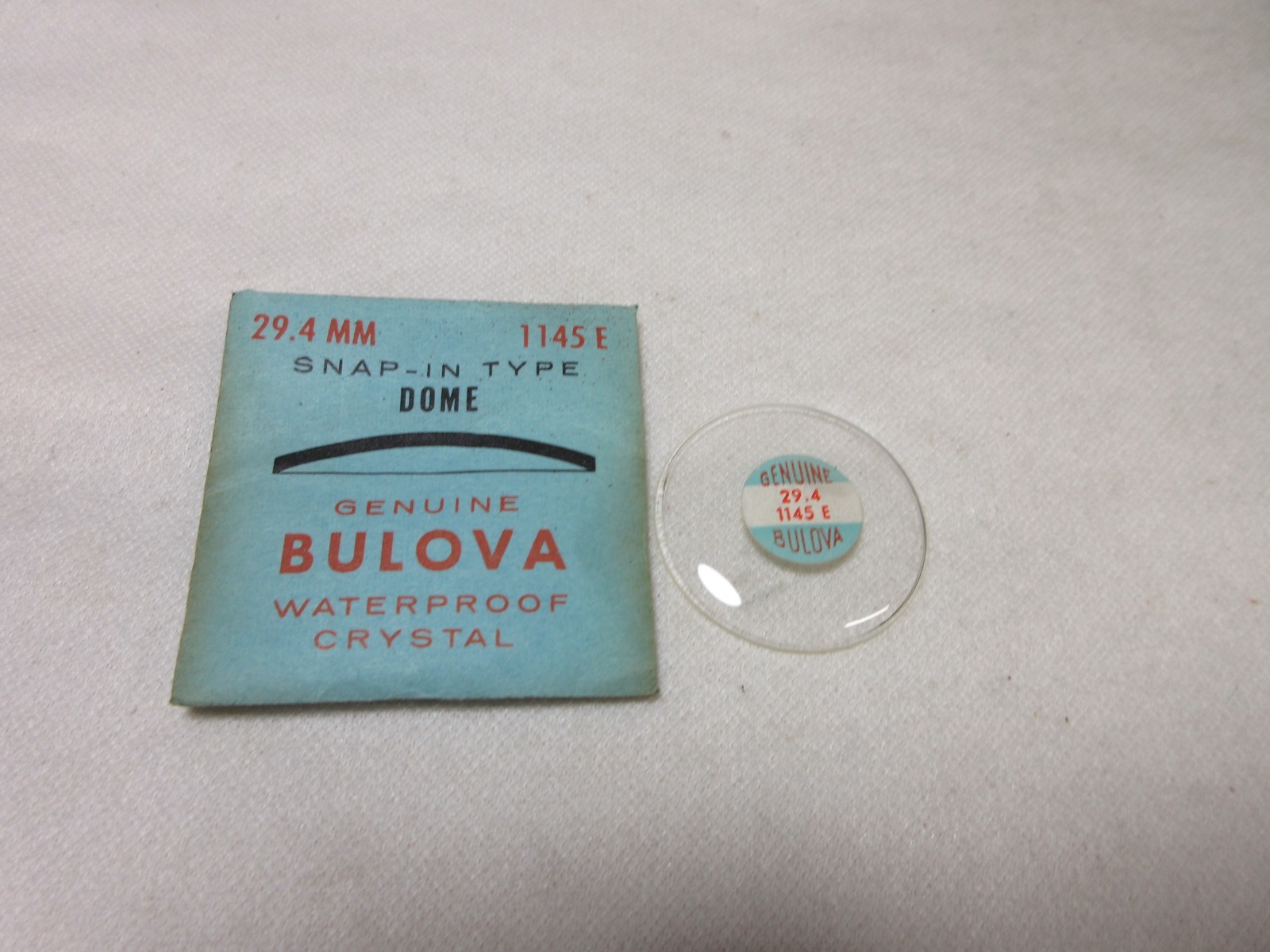 BULOVA ACCUTRON CARAVELLE WATCH CRYSTAL 1145E WATCHMAKER REPLACEMENT #95