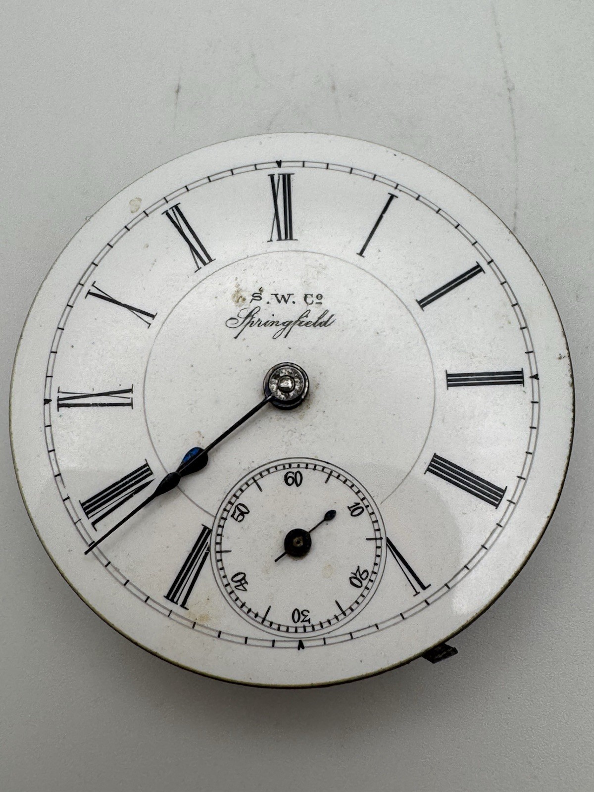 Sterling Watch Co. Springfield 18s 7 Jewels 45mm For restoration Or Parts