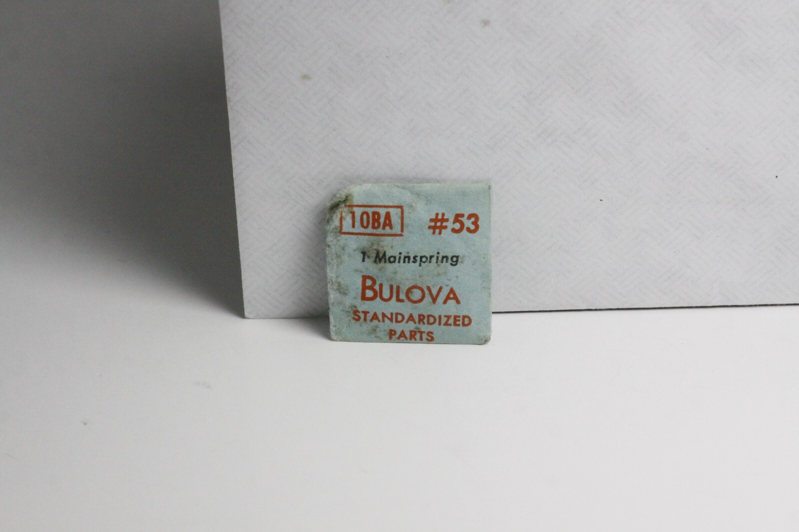 NOS Genuine Bulova Mainspring for 10BA 15U