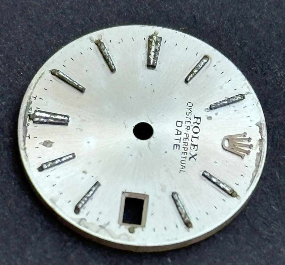 Vintage Rolex Oyster Perpertual Date Watch Dial For 26mm Case 6517 6519 6917
