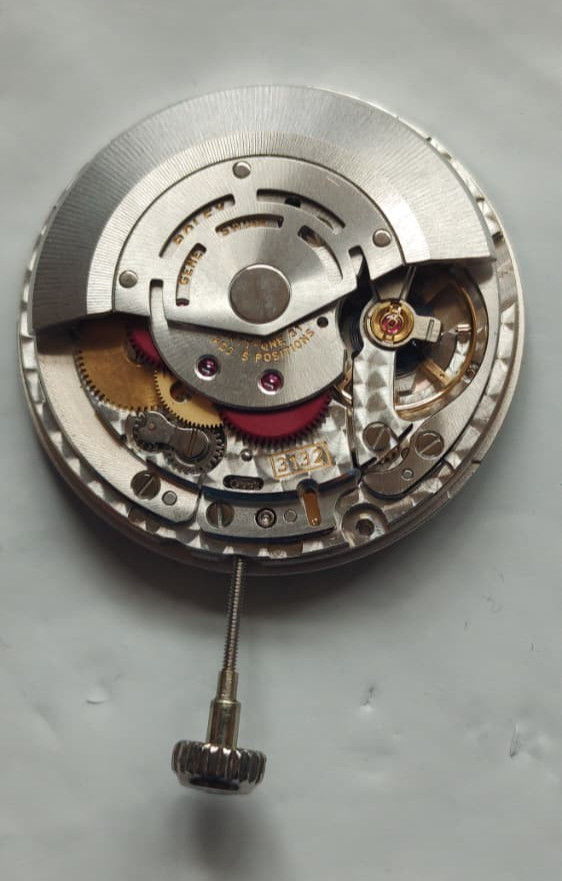 Genuine Rolex Cal. 3132 Automatic Movement & Chrome Crown 31J – Perfect Working