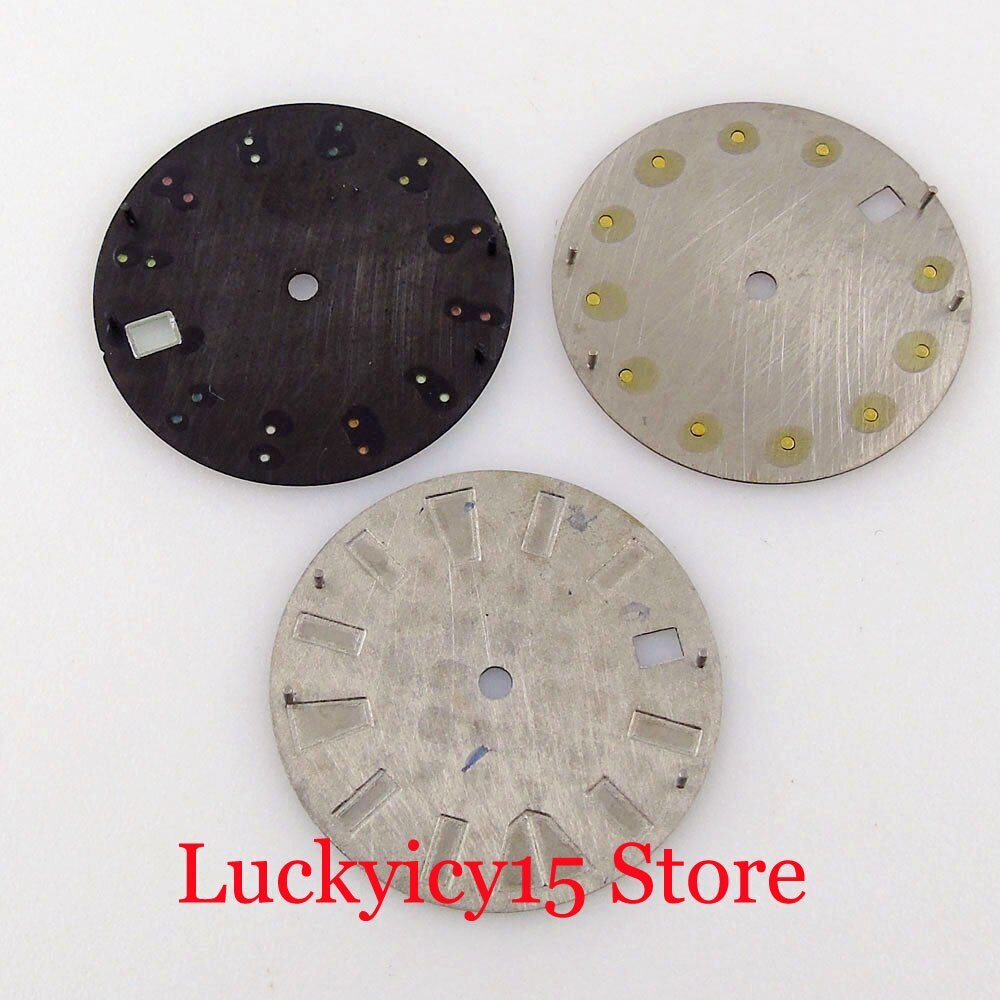 28.5mm Skull Watch Dial Face fit NH35A 4.2/3 O’clock Crown Luminous Index
