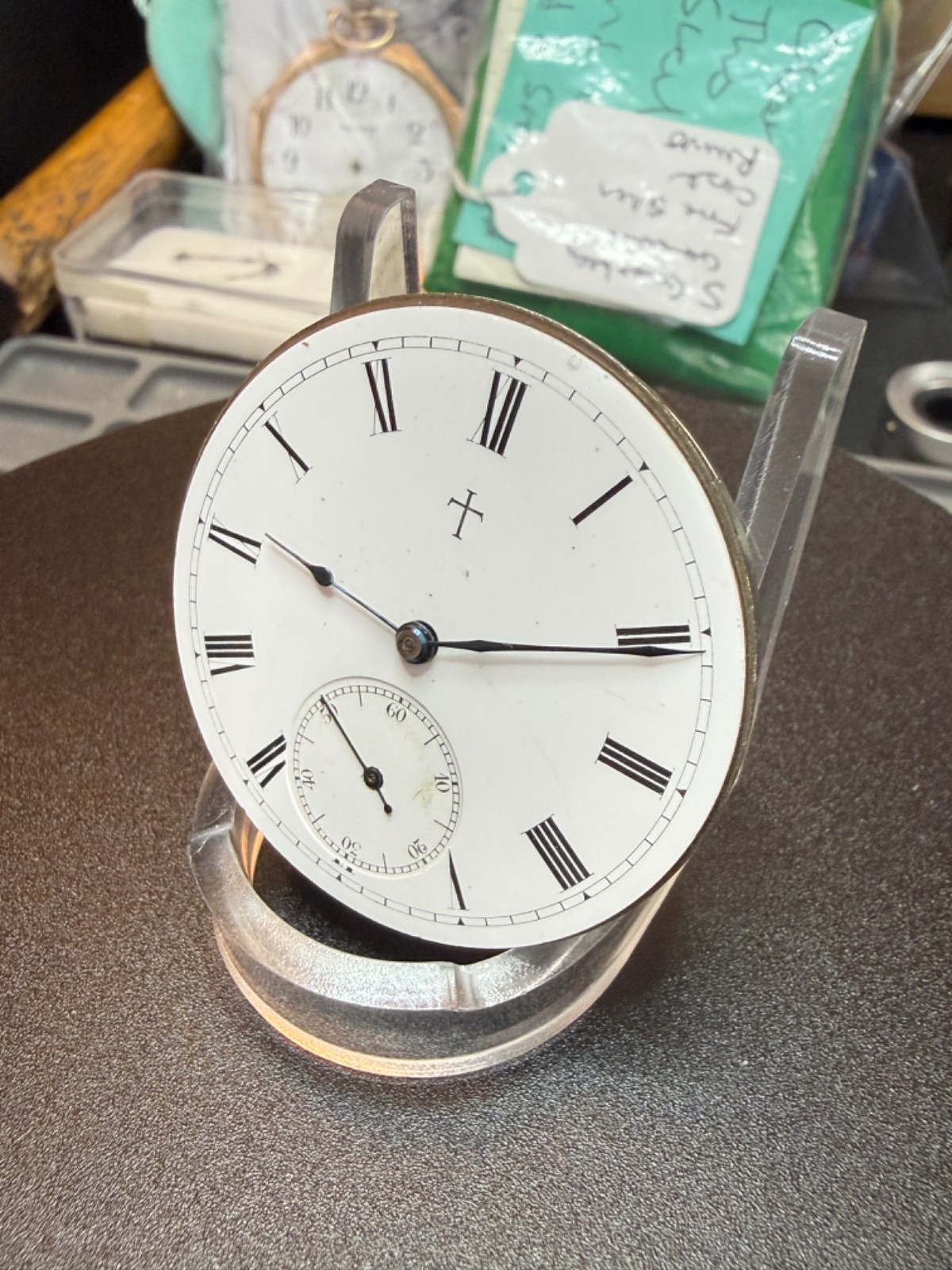 For Parts / Project: Vintage Ingersoll Trenton, Pocket Watch Movement, 1900-1913
