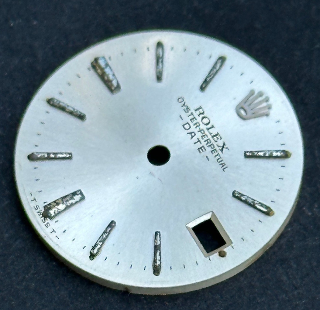 Vintage Rolex Oyster Perpertual Date Watch Dial For 26mm Case 6517 6519 6917