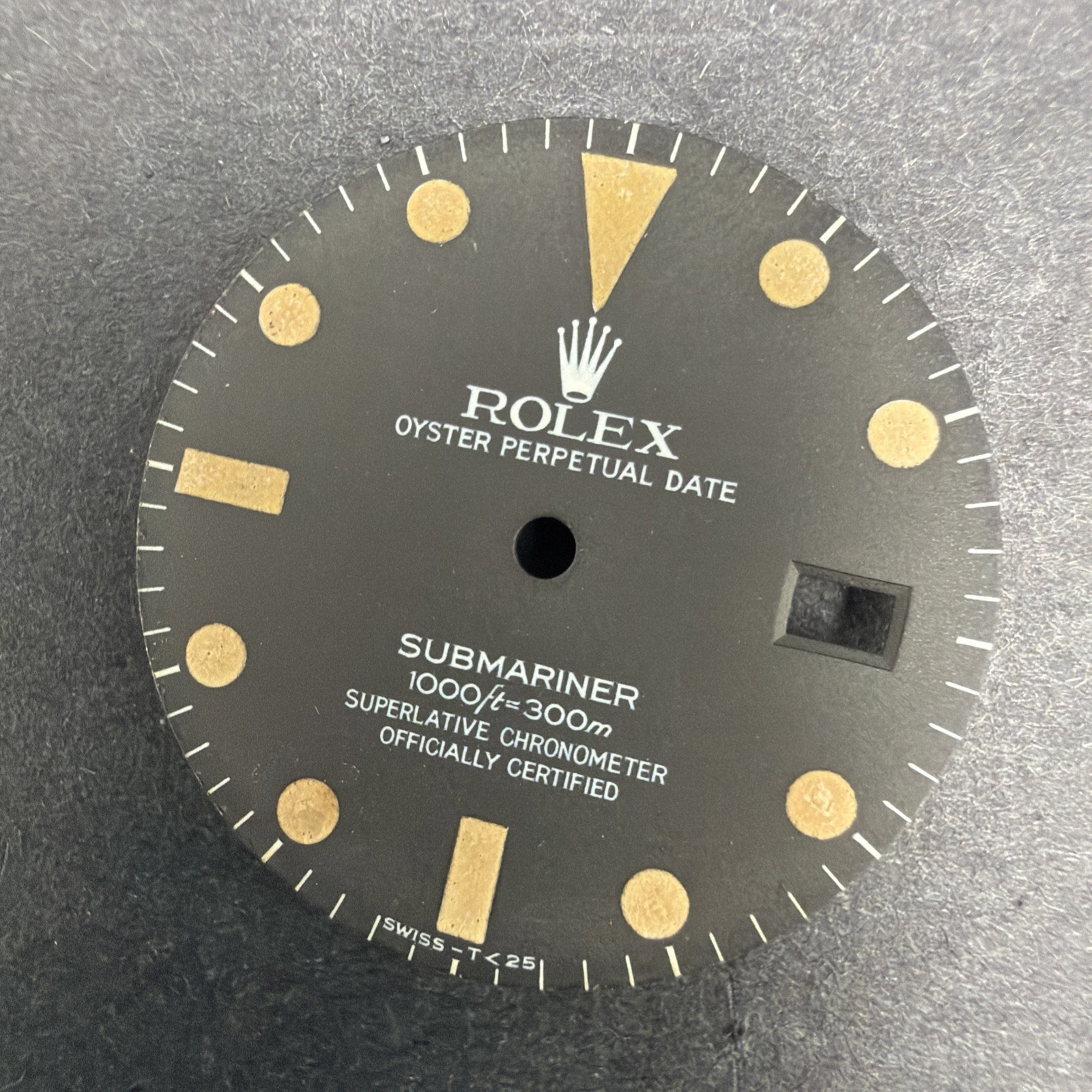 Vintage Rolex Submariner 16800 Matte Dial Original Tritium Pumpkin Patina 80s