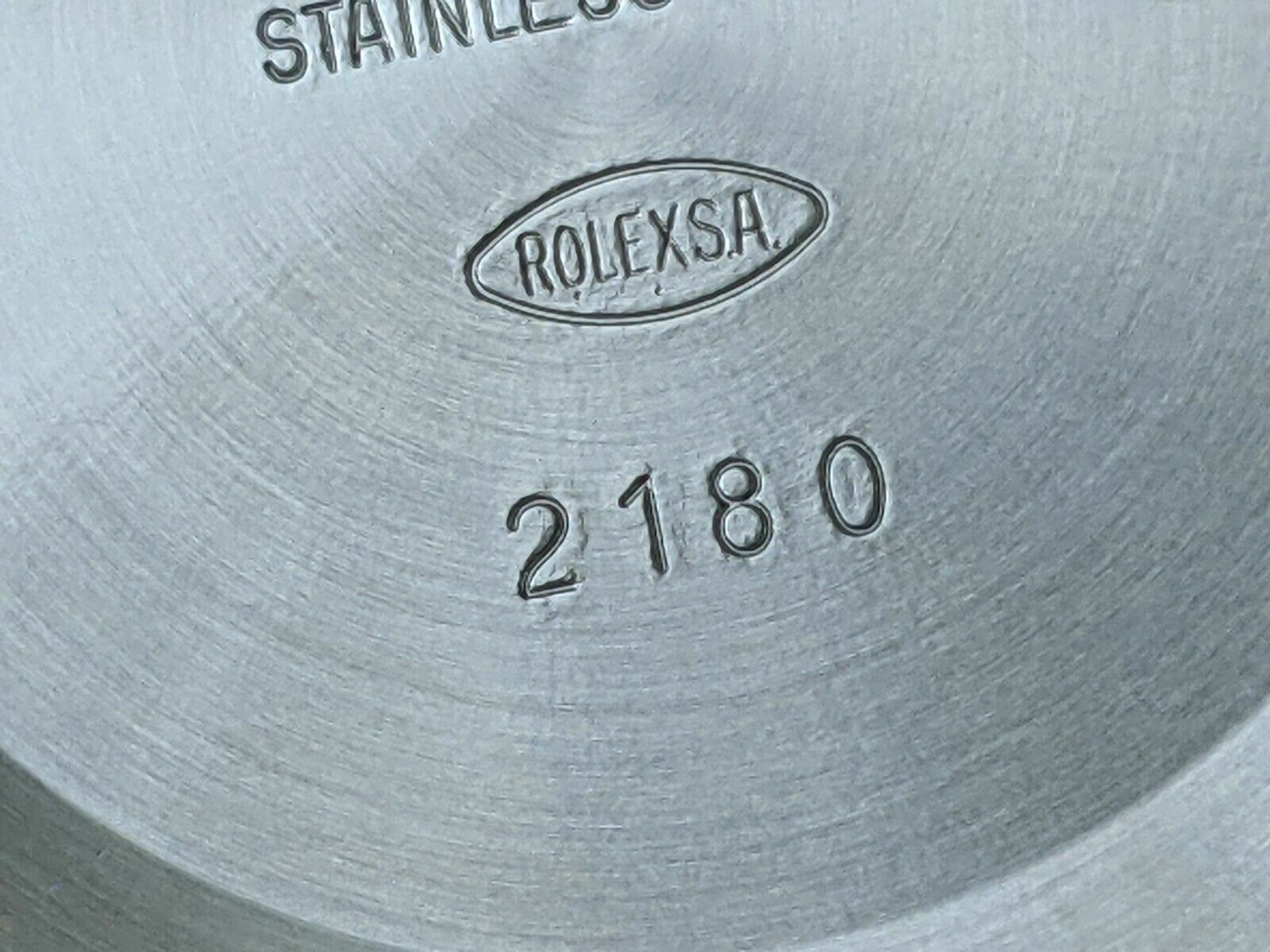 Rolex 16570/16700/16710/16713 Stainless Steel Cutty Sark Engraved 2180 Case Back